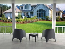 Aruba Outdoor Tub Chair colour ANTHRACITE available to order now!