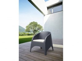 Aruba Outdoor Tub Chair colour ANTHRACITE available to order now!