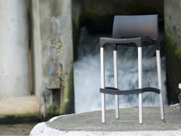 Gio Outdoor Stool colour BLACK available to order now!
