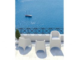 Aruba Outdoor Tub Chair colour WHITE available to order now!