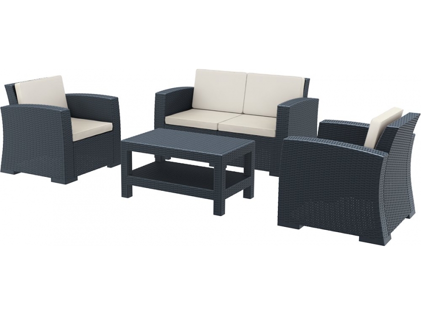 Monaco Lounge Set colour ANTHRACITE available to order now!
