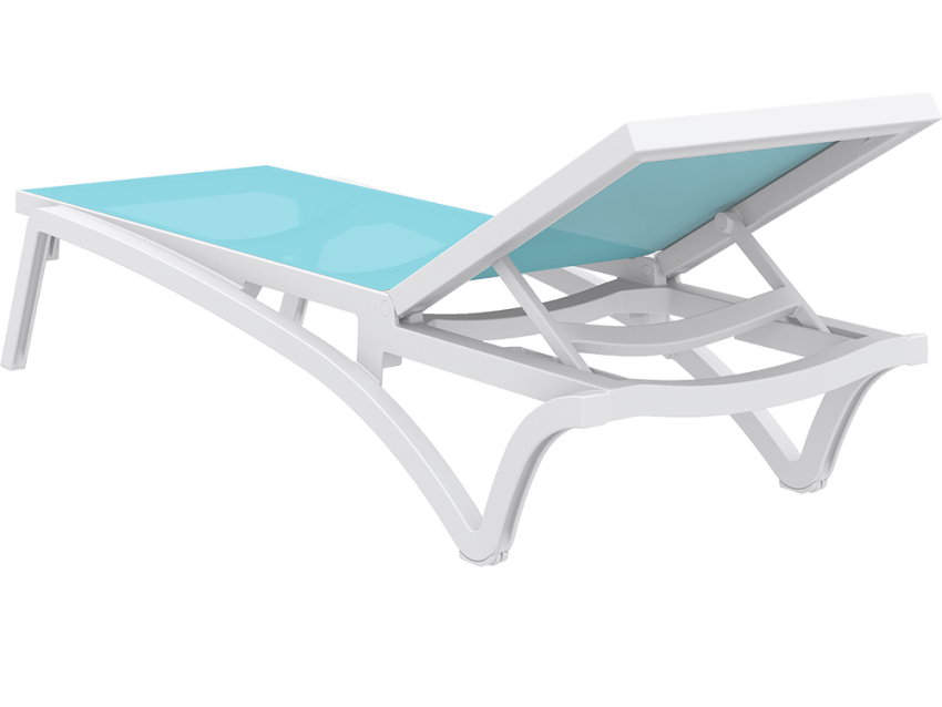 Pacific Sun Lounge in WHITE and TURQUOISE available to order now!