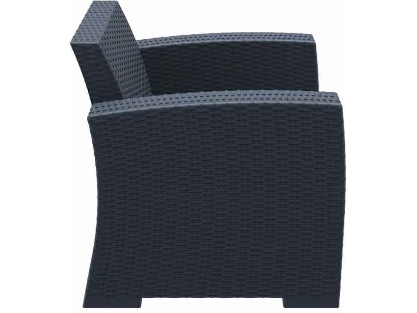 Monaco Outdoor Armchair colour ANTHRACITE available to order now!
