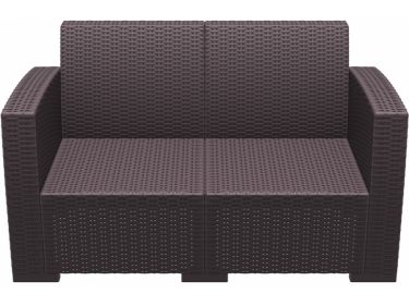 Monaco Outdoor Sofa colour CHOCOLATE available to order now!