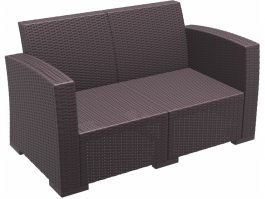 Monaco Outdoor Sofa colour CHOCOLATE available to order now!