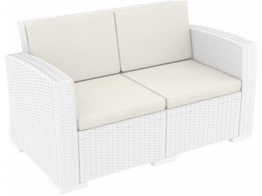 Monaco Outdoor Sofa colour WHITE available to order now!