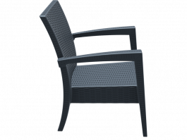 Tequila Outdoor Arm Chair colour ANTHRACITE available to order now!
