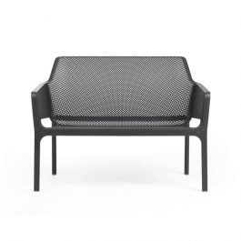 Net Relax Outdoor Bench colour ANTHRACITE available to order now!
