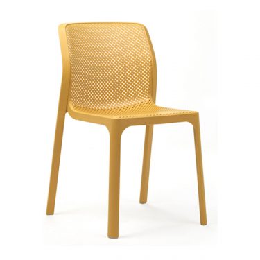 Bit outdoor cafe chair colour MUSTARD available to order now!