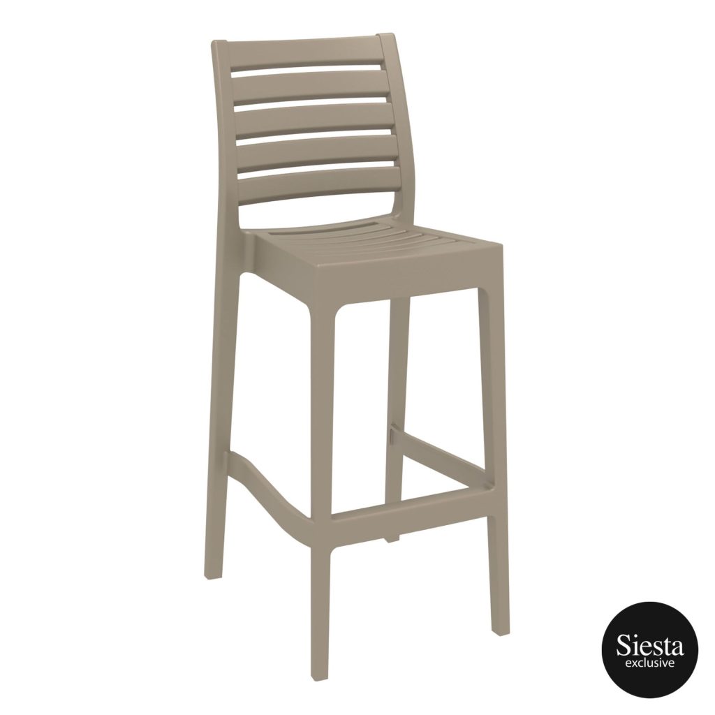 Ares Outdoor Stool colour TAUPE available to order now!
