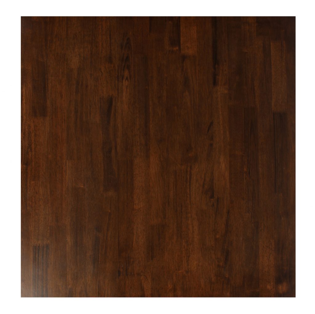 Square 800mm Timber Table Top colour WALNUT available to order now!