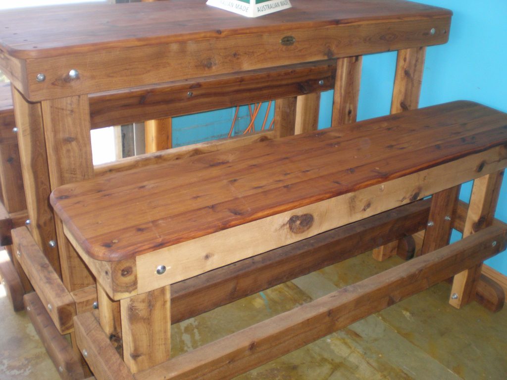 1500 Cypress Outdoor Timber Bar Setting available to order now!