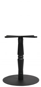 Sienna disc table base 500mm colour BLACK available to order now!
