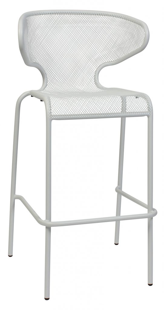 Movida Outdoor Stool 750mm colour WHITE available to order now!