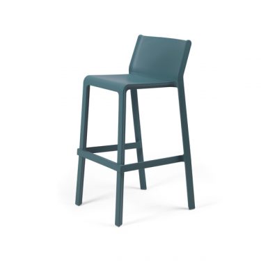 Trill Outdoor Stool 760mm colour TEAL available to order now!