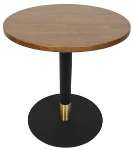 Tivoli 540mm Disc Table Base colour BLACK with BRASS available to order now!