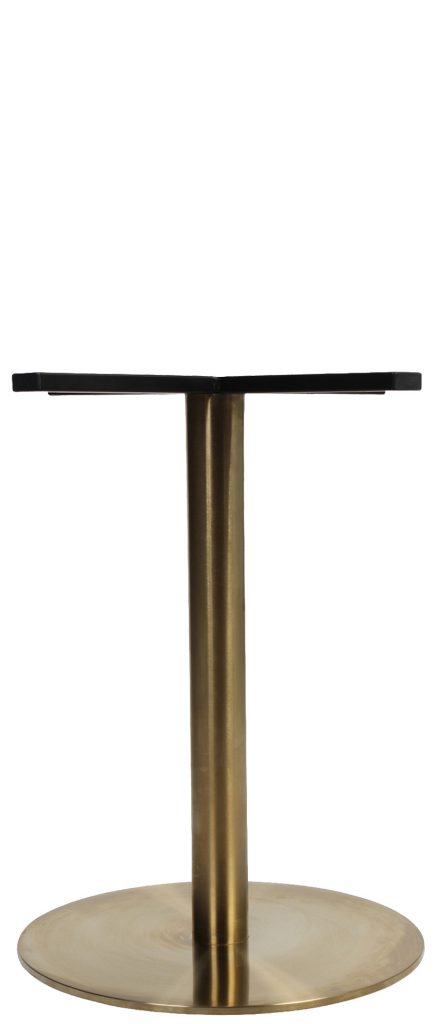 Rome H700 S Steel 540mm Table Base colour brass available to order now!