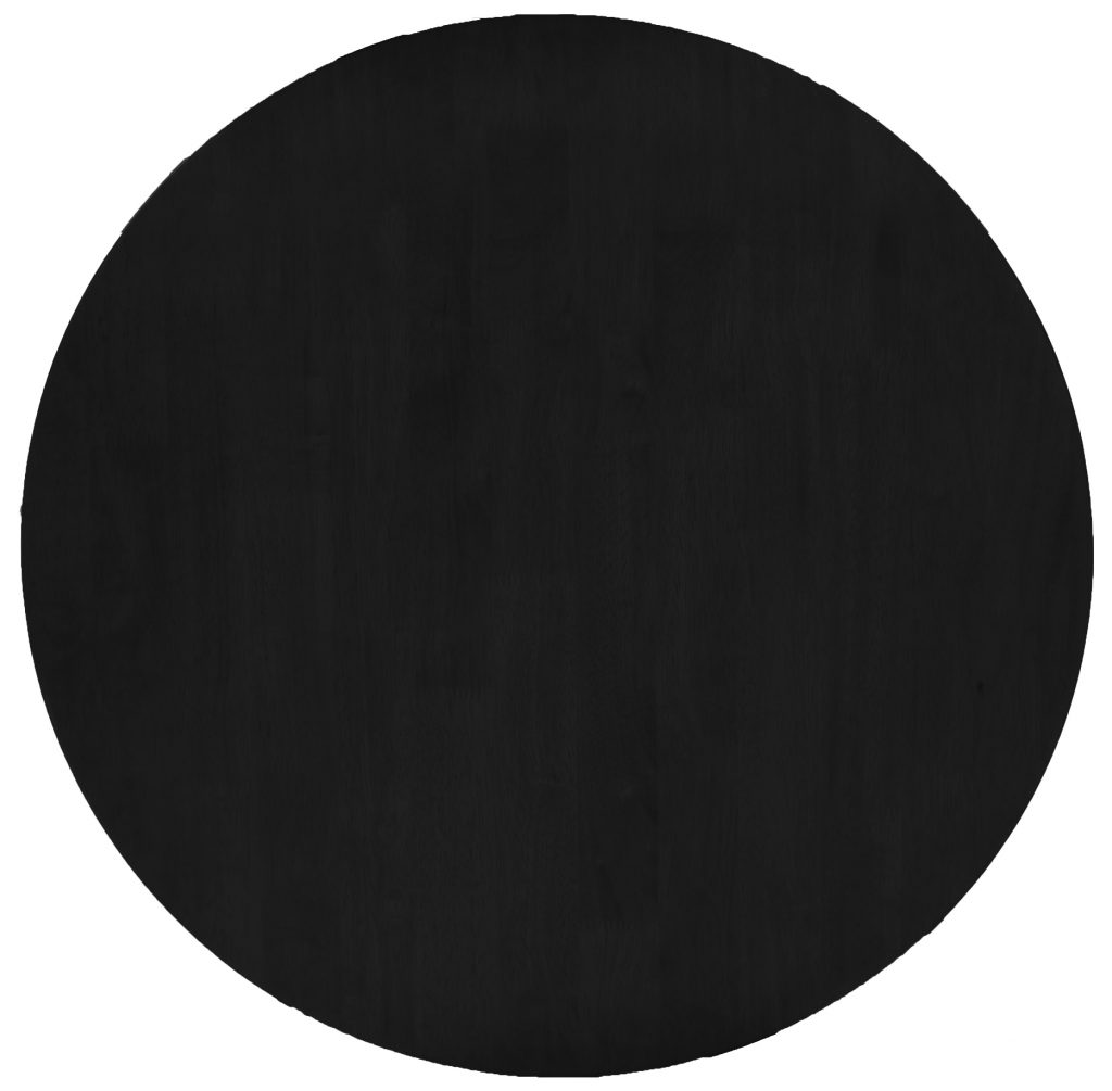 Round 700mm Timber Table Top colour BLACK available to order now!