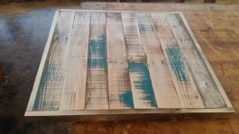 Custom Recycled Timber Table Top square available to order now!