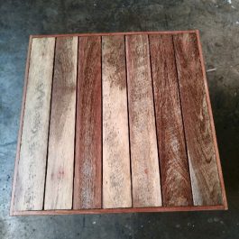 Rustic Recycled Timber Table Top square available to order now!
