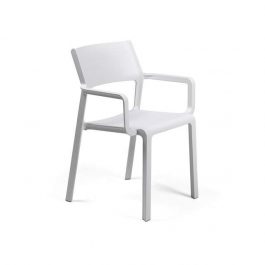 Trill Outdoor Café Arm Chair colour WHITE available to order now!