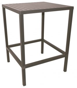 Cube Outdoor Bar Table colour TAUPE available to order now!