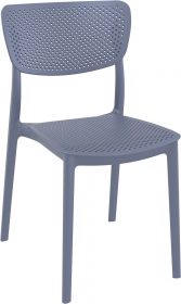 Lucy Outdoor Café Chair colour ANTHRACITE available to order now!
