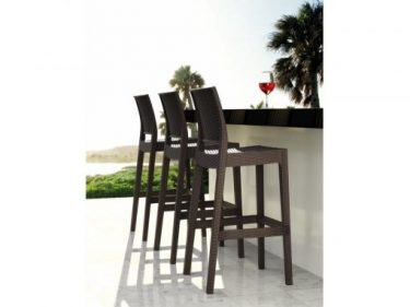 Jamaica Outdoor Stool colour CHOCOLATE available to order now!