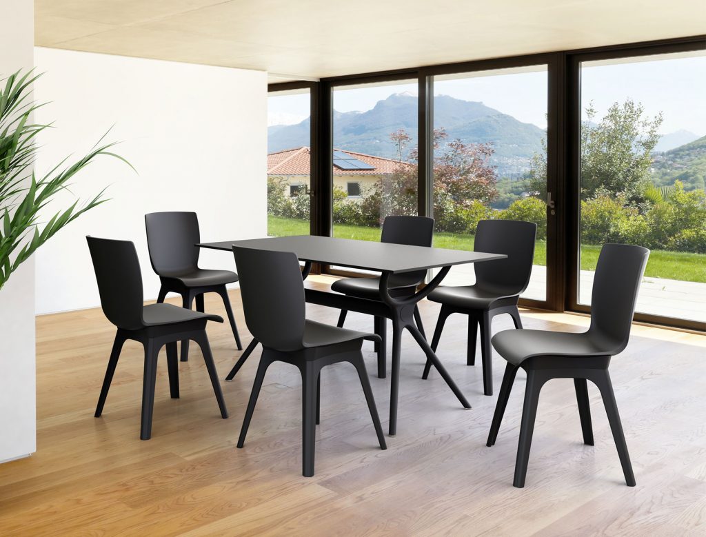 Air Outdoor Table 1400 colour BLACK available to order now!