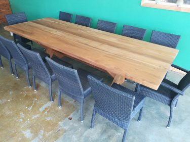 Rectangular Kirra XL 2950mm Teak Outdoor Timber Table available to order now!