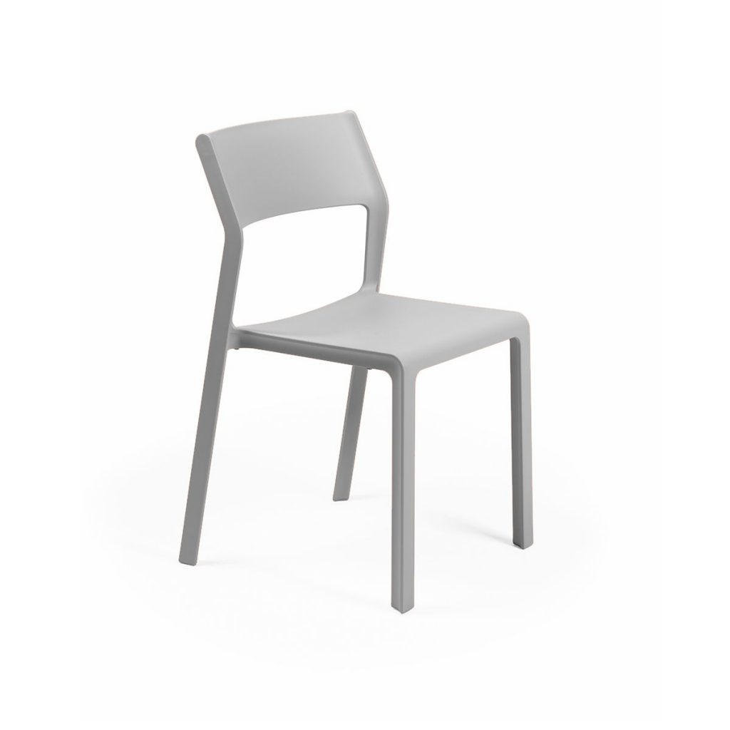 Trill Outdoor Café Chair colour LIGHT GREY available to order now!