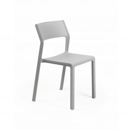 Trill Outdoor Café Chair colour LIGHT GREY available to order now!