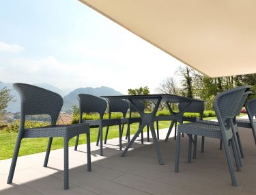 Ibiza Outdoor Table Base XL colour ANTHRACITE available to order now!