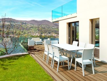 Ibiza Outdoor Table Base XL colour WHITE available to order now!