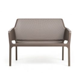 Net Relax Outdoor Bench colour TAUPE available to order now!