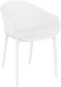 Sky Outdoor Arm Chair colour WHITE available to order now!