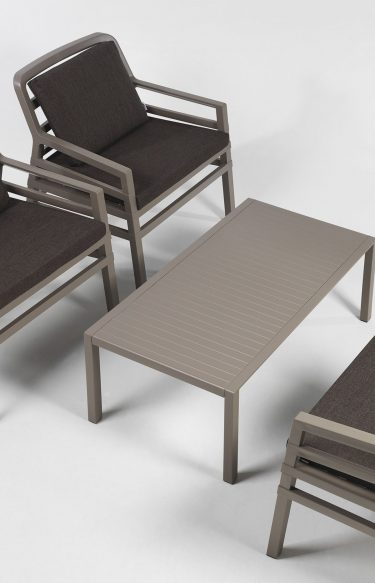 Aria Outdoor Coffee Table colour TAUPE available to order now!