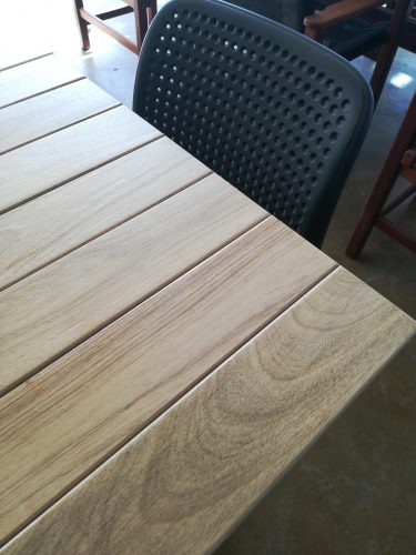 Square Teak Timber Table Top available to order now!
