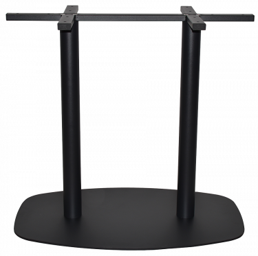 Arc Table Base 800 x 500mm colour BLACK available to order now!