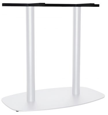 Arc Table Base 800 x 500mm colour WHITE available to order now!