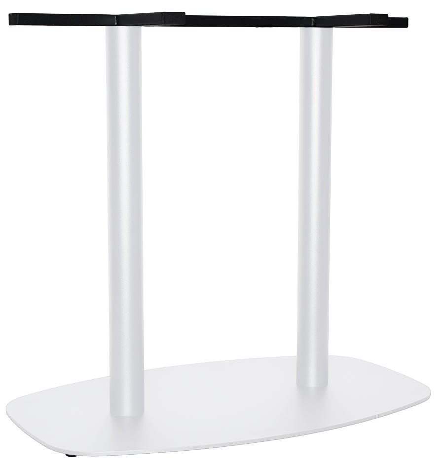 Arc Table Base 800 x 500mm colour WHITE available to order now!