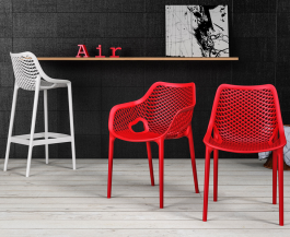 Air Outdoor Arm Chair colour RED available to order now!