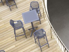 Air Outdoor Stool 750mm colour ANTHRACITE available to order now!