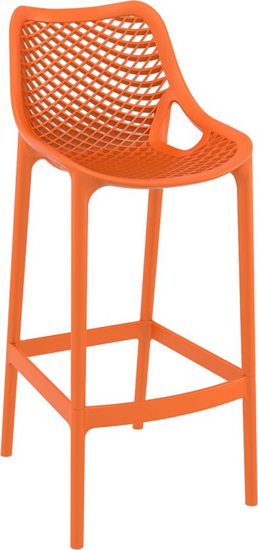 Air Outdoor Stool 750mm colour ORANGE available to order now!