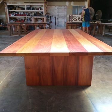 H2O Timber Table in SOUTHERN SPOTTED GUM available to order now!