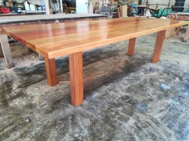 Binx Timber Table in SPOTTED GUM available to order now!