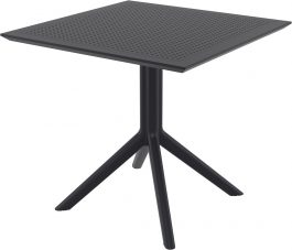 Sky Outdoor Table 800 colour BLACK available to order now!