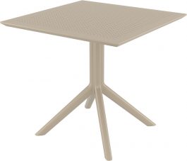 Sky Outdoor Table 800 colour TAUPE available to order now!