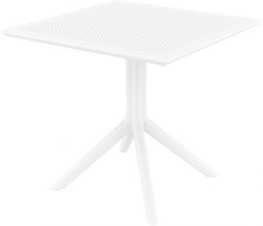 Sky Outdoor Table 800 colour WHITE available to order now!