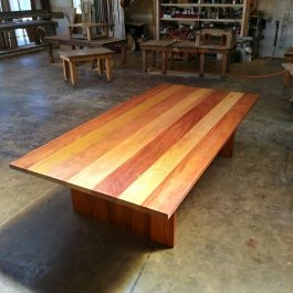 H2O Timber Table in SOUTHERN SPOTTED GUM available to order now!